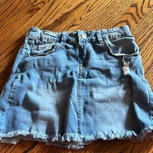 Dex blue jean skirt